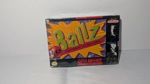 🎮 Ballz 3D – SNES (Super Nintendo) con inserti e poster sigillato Cib 🎮 - Foto 1 di 6