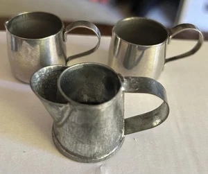 Pier 1 Imports 1 Oz. Stainless Steel Creamers - Picture 1 of 8