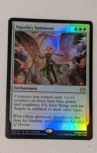 MTG *FOIL PRE RELEASE *Innistrad:Crimson Vow Rare SIGARNA'S SUMMONS NM - Bild 1 von 1