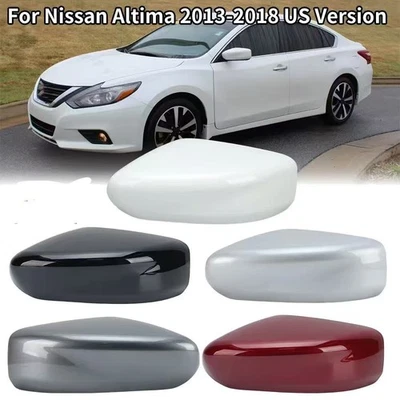 Left Right Side Rearview Mirror Cap Cover For Nissan Altima Sedan 2013-2018 New Foto 1 de 4