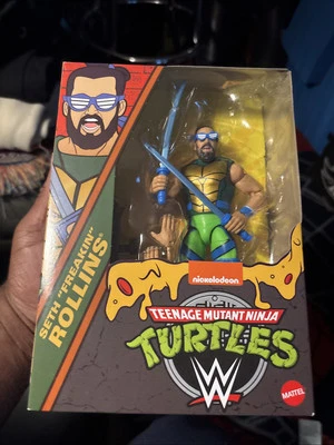 WWE Elite Seth Rollins Teenage Mutant Ninja Turtles TMNT Target Exclusivo Foto 1 de 4