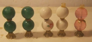 Lote De Colección De 5 Lámparas Miniatura Para Casa De Muñecas Lo que el viento se llevó ¡Hechas a Mano!! - Imagen 1 de 3