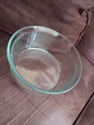 Saladier Rond en verre transparent "Pyrex" - Photo 1/2