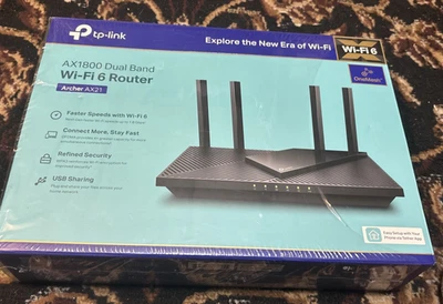TP-Link AX1800 WiFi 6 Router V4 (Archer AX21) – Dual Band Wireless Internet Rout - Image 1 of 4