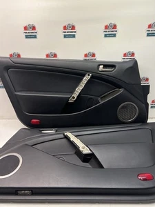 2003-2006 Infiniti G35 Coupe Front Door Panel Pair Set Black OEM - Picture 1 of 24
