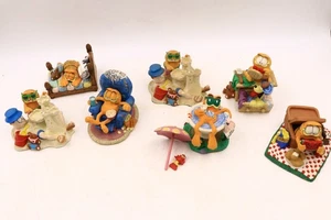 Lot of 7 Garfield & Friends By Jim Davis Danbury Mint Resin Figures 1990's - Bild 1 von 21
