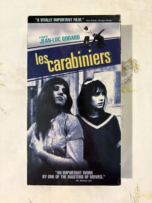 Les Carabiniers (VHS, 2001) Jean Luc Godard 1963 French War Drama Film RARE HTF - Image 1 of 4