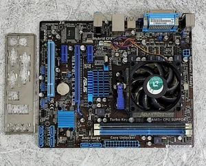 Asus M5A78L-M LX Plus Motherboard AMD FX-4100 Quad-Core 8GB - Picture 1 of 4