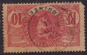 FRANCIA COLONIA AFRICA FRANCOBOLLO / ANNULLO "VICTORIA GUINEE FRANCAISE" 1912 - Foto 1 di 1