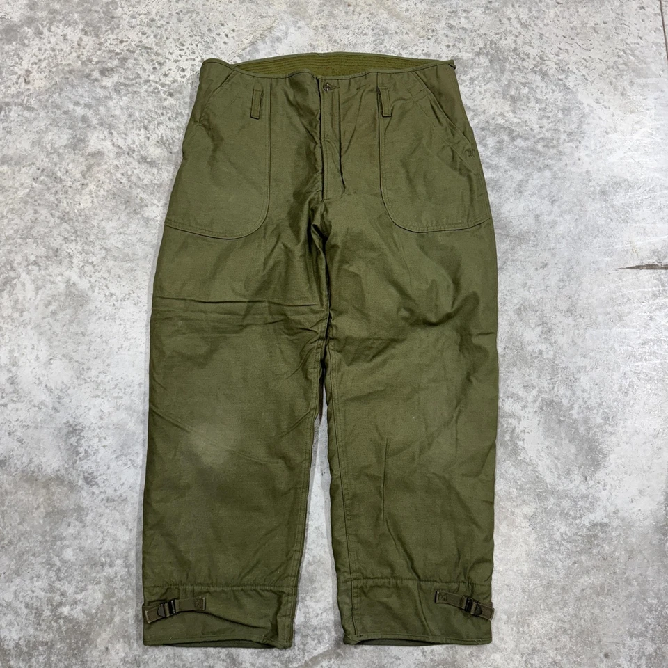 Vintage Alpha Industries Pants Mens X-Large M-1950 Cold Weather Military 80s - Image 1 of 4