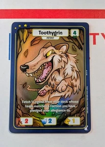 Neopets Battledome TCG War for the Obelisk Toothygrin SR - Imagen 1 de 1