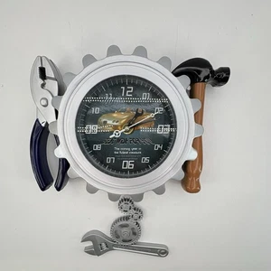 GEAR Clock Man Cave Garage Dekor Zange Hammer Schraubenschlüssel im Originalkarton - Bild 1 von 7