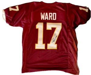 Charlie Ward Signed Florida State Seminoles Jersey "93 Heisman" (Schwartz) Q.B. - Picture 1 of 5