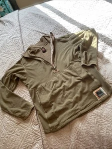 Military USMC Fleece Pullover Braun, Herren Thermo Small Regular Frog Top�� - Bild 1 von 6