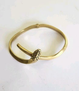 Museum Of Modern ART MMA Gold Tone Snake Bracelet - Picture 1 of 5