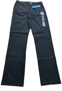 Nautica Boys School Uniform Pants 14 R Reinforced Knee Black - Picture 1 of 11