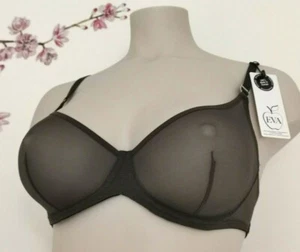 EVA  by Naturana  Sexy  Bügel BH Tüll transparent dunkeltaupe Gr.70,85 B-D - Bild 1 von 2