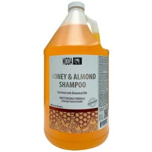 BARBER SALON BEAUTY MODA HONEY ALMOND MOISTURIZING HAIR WASHING SHAMPOO 1 GAL - Picture 1 of 1