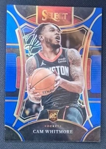 2023-24 Panini Select Cam Whitmore Mezzanine Blue RC #307 Rookie Rockets - Imagen 1 de 2