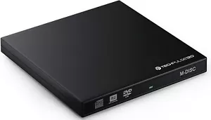 techPulse120 externes USB 3.0 DVD M-Disc CD Brenner Writer DVDRW Rom Laufwerk - Bild 1 von 6