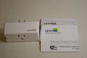 Leviton Decora Smart Wi-Fi Mini Plug-In Switch (2nd Gen) (D215P) - Picture 1 of 3