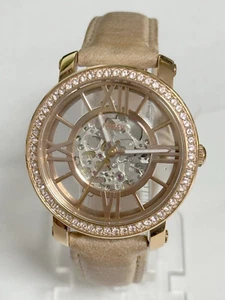FOSSIL ME3060 Rose-Gold Case Skeleton Dial Ladies Watch - Picture 1 of 1