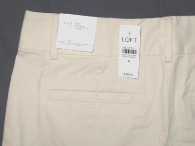 NEW ANN TAYLOR SHORTS THE RIVIERA SZ 12 X 2.5" BRIGHT PINK ALL COTTON NWT $40 - Image 1 of 4