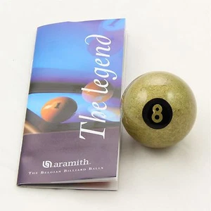 Exclusiva bola de piscina individual Aramith Premier de 2 pulgadas dorada 8 bolas - Imagen 1 de 3