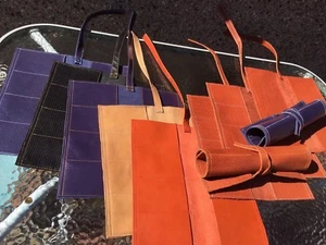 Artigianale di Qualità in pelle Orologio Borsellino Custodia Porta For 8 Nuovo - Foto 1 di 12