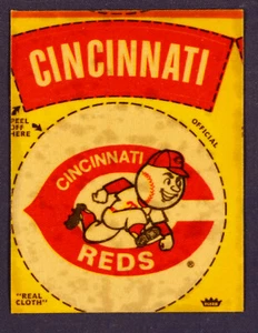 1968-72 Fleer Cloth Stickers Cincinnati Reds - Picture 1 of 2