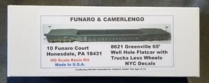 Funaro F&C 8621 NEW YORK CENTRAL 65' Greenville WELL HOLE Flat NYC BUCKEYE TRUCK - Picture 1 of 18