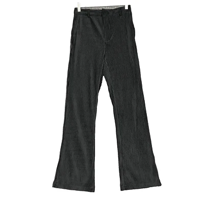 Urban Outfitters Pants Womens 2 Black Corduroy Wide Wale Flare Leg Stretch - Image 1 of 4