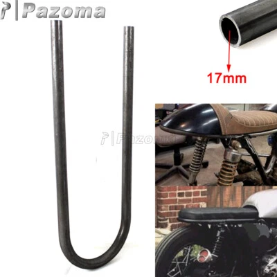 Marco plano de aro de asiento trasero de 7/8" para Honda BMW Café Racer motocicleta Foto 1 de 4