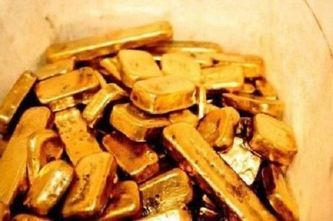 1700 grams Scrap gold bar for Gold Recovery melted different computer coin pins Cover