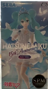 SEGA - Hatsune Miku Series SPM Statue - Hatsune Miku 15th Anniversary Kei Ver., - Picture 1 of 4