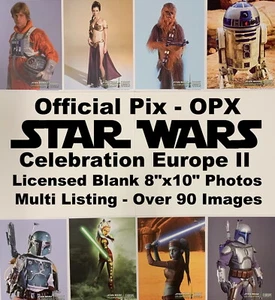 Star Wars OFFIZIELLES PIX Celebration Europa - leeres 8"x10" Foto Multi-Angebot OVP - Bild 1 von 103
