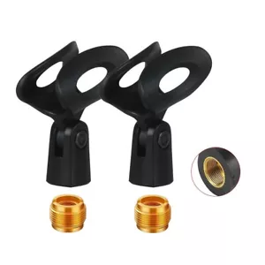 2 Pack Microphone Clip Holder Clamp Mount for Vocal Microphones e935, e945, e965 - Picture 1 of 5