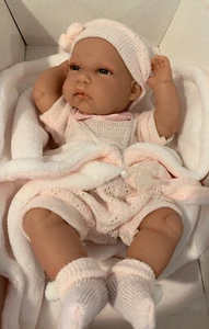 Antonio Juan 13" Vinyl Anatomically Correct Girl Baby Doll New Sealed Box $129 - Picture 1 of 8