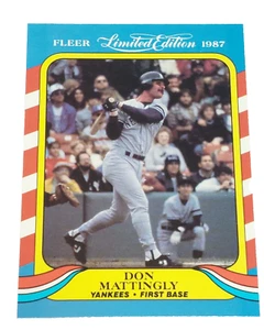 Fleer 1987 edición limitada superestrellas de béisbol - Don Mattingly #26 - Imagen 1 de 2