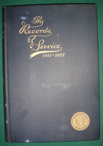 The Records of Service 1917-1927 American Legion Hellertown PA Post 397 HB - Picture 1 of 11