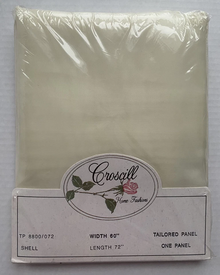 Croscill Home Fashions Tailored Panel 60”W ”L Style 8800/072 Shell