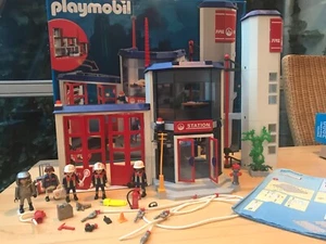 PLAYMOBIL Feuerwehrstation Feuerwehrwache 4819 + OVP + Aufbauanleitung - Bild 1 von 6