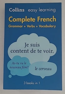 Collins Easy Learning Complete French Grammar Verbs and Vocabulary 3 Books in 1 - Picture 1 of 10