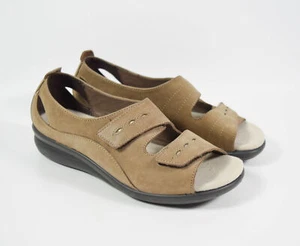 Hotter Comfort Concept Florence taupefarbene Wildleder-Wandersandalen Größe 5 - Bild 1 von 7