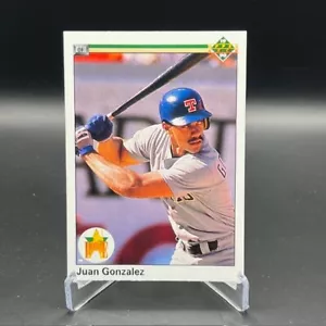 Juan Gonzalez 1990 Upper Deck 72 Rookie Card Texas Rangers Baseball MLB RC - Picture 1 of 2