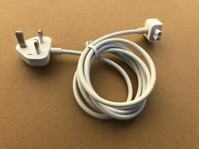 Genuine Original Apple Macbook UK Mains Power Extension Cable Lead 1.8 Metre - Image 1 of 2