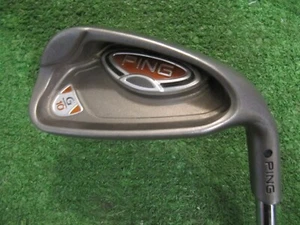 PING G10 BLACK DOT 9 IRON, PING GRIP AND AWT REGULAR FLEX STEEL SHAFT, 36" - Picture 1 of 16