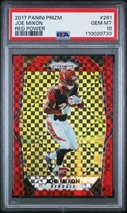 Joe Mixon 2017 Panini Prizm Red Power Rookie #261 LOW POP RC - /49 - PSA 10 - Picture 1 of 2