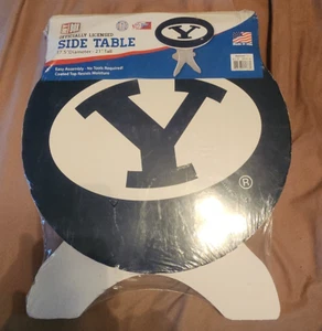 My Owners Box Officially Licenced Side Table 17.5"x21" Brigham Young Cougars USA - Picture 1 of 13