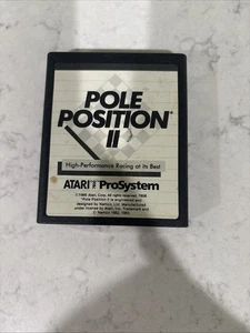 POLE POSITION 2 Atari 7800 Game Cartridge Tested & Cleaned - Picture 1 of 8
